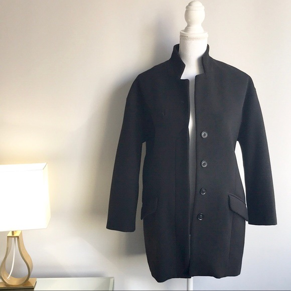Zara Black Coat - Picture 1 of 7
